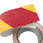 أحمر أصفر مزدوج الألوان 50MMx5M PVC درج مضاد للانزلاق الشريط متجمد السلامة عدم الانزلاق