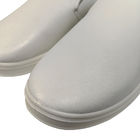 أحذية العمل المضادة للستاتيكية بيضاء نظيفة مع قاعدة داخلية موصلة