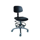 الوزن كاب 300LBS EPA ESD الآمن الكراسي كرسي المهام التبديدية الثابتة مع عجلة الألومنيوم