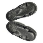 أحذية ثابتة متفرقة آمنة صندل اصبع القدم محمية أزرق أسود أبيض SPU العلوي