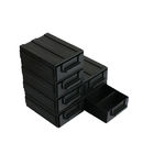أدراج تخزين آمنة من ESD باللون الأسود مقاومة للكهرباء الساكنة مقاس 138x3x46 مم