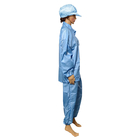 أزرق 5 مم شريط بوليستر لينت بدلة ESD مجانية لملابس العمل الصناعية