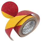 شريط مضاد للانزلاق PVC متجمد مقاس 50 مم × 5 م لسلامة الدرج باللون الأحمر والأصفر