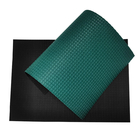 اللون الأخضر PVC مقاومة للهب حصيرة أرضية الاستاتيكيه لورشة العمل