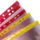 Cleanroom 11 Hole File Bag A4 A3 Dust Free ESD Anti Static Document Bag باللون الوردي أو الأصفر