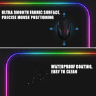 800 * 300 * 4 مللي متر ملون LED RGB لوحة ماوس مضادة للماء لاسلكية شحن منصات ماوس الألعاب