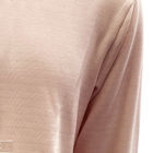 اللون الوردي ESD امتصاص العرق القطن الليكرا ESD الملابس الداخلية المضادة للستاتيكية للغرفة النظيفة