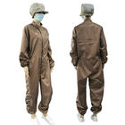 ملابس العمل الموحدة المضادة للستاتيكية الآمنة ESD لملابس الغرفة النظيفة