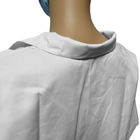 ملابس عمل ESD مقاومة للغبار كمانشة سباندكس بوليستر لينت مجانا المختبر التلميذ لغرفة نظيفة
