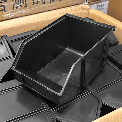 235*155*120mm PP البلاستيك العديد من التصميمات الصلبة الخالية من القصبة ESD صندوق الشحن المضاد للحرارة