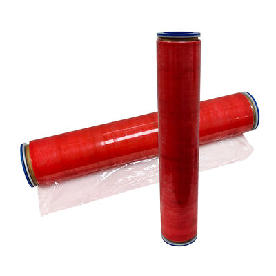 500MM لون أحمر شفاف مضاد للستاتيكية LDPE لفيلم لفيلم ESD التمدد