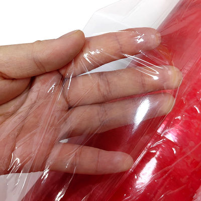 500MM لون أحمر شفاف مضاد للستاتيكية LDPE لفيلم لفيلم ESD التمدد
