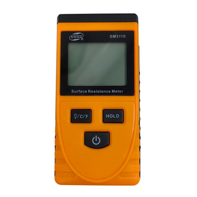 GM3110 اختبار المقاومة السطحية دقة عالية محمولة عازل المقاومة اختبار الكهرباء الستاتيكية الكاشف