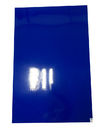 حصيرة لاصقة لغرف الأبحاث من مادة البولي إيثيلين الأزرق والأبيض للاستعمال مرة واحدة 30 طبقة عالية اللصق 18 بوصة × 36 بوصة