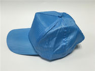 ملابس ESD آمنة للتشتيت الثابت ، قبعة ESD بتصميم للجنسين مع مشبك لتعديل الحجم