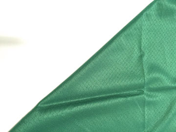 أخضر غامق 135 GSM مكافحة ساكنة النسيج ESD محبوك البوليستر 6 مم نمط الماس
