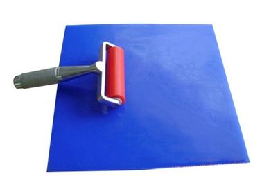 الأزرق لزجة قابلة لإعادة الاستخدام ماتس السيليكون المواد ماتس الأرضية Tacky الحجم 600X900mm