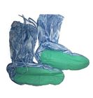 بولي كلوريد الفينيل منقط أحذية طويلة الأكمام الكهروستاتيكية قابلة للغسل مع العلاقات