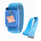 حزام مطاطي محبوك باللون الأزرق البرتقالي المارون اللاسلكي ESD حزام معصم مضاد للكهرباء الساكنة