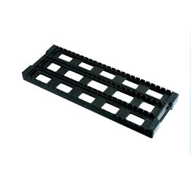 H Style 25 Slots ESD Magazine Rack PCB Handling Trays مادة البولي بروبيلين الموصلة