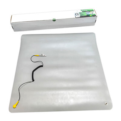 ESD غرامة PVC طاولة غطاء مضاد للحرارة مع زر للمنطقة مضادة للحرارة