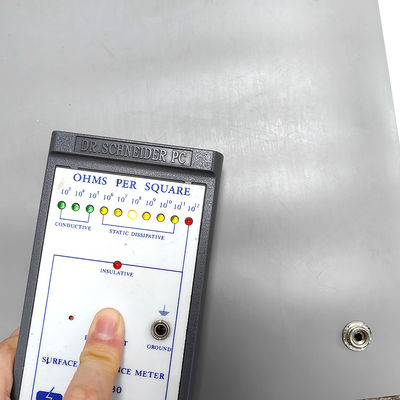 ESD غرامة PVC طاولة غطاء مضاد للحرارة مع زر للمنطقة مضادة للحرارة