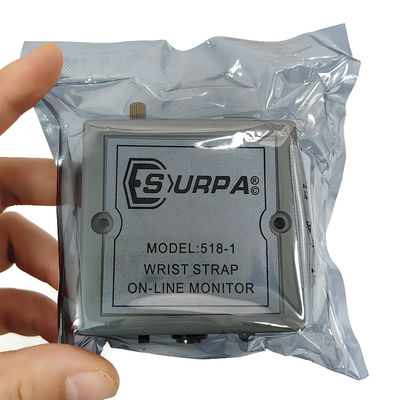 SURPA الأصلي 518-1 الحلقة الكهربائية الحلقية على الانترنت مراقبة مكافحة الرسغ المقاوم للستاتيكية جهاز إنذار أرضي