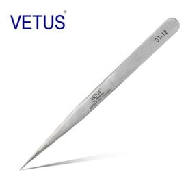 لون معدني غير آمن ESD أدوات VETUS الدقة الفولاذ المقاوم للصدأ الملقط