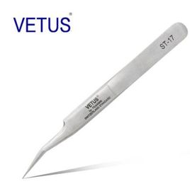 لون معدني غير آمن ESD أدوات VETUS الدقة الفولاذ المقاوم للصدأ الملقط