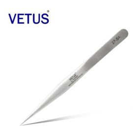 ملقط من الفولاذ المقاوم للصدأ عالي الدقة من VETUS مضاد للأحماض وغير قابل للتآكل
