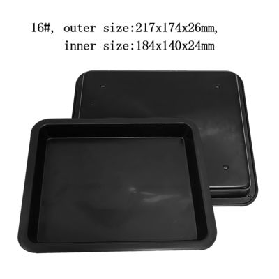 217x174x26mm أسود ESD مضاد للثبات بلاستيكية مربع الصناديق الدائرة الإلكترونية turntable