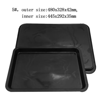 480x328x42mm علبة مربعة مضادة للستاتيكية بلاك بلاستيك مربع حوض ESD مربع مربع مربع علبة تجاري أجزاء إلكترونية علبة مواد تخزين علبة بلاستيكية