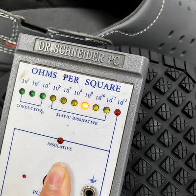 أحذية السلامة ESD ذات مقدمة فولاذية مضادة للكهرباء الساكنة ومضادة للانزلاق صناعية