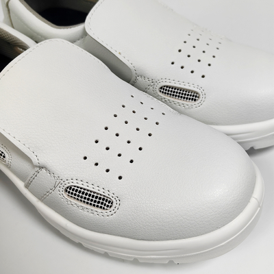 أحذية أمان ذات مقدمة فولاذية مضادة للكهرباء الساكنة بنعل خارجي من البولي يوريثين الصناعي وغرفة نظيفة