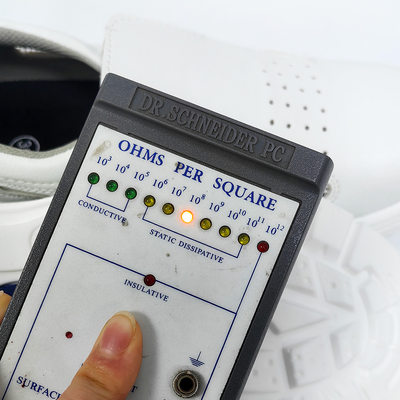 أحذية أمان ذات مقدمة فولاذية مضادة للكهرباء الساكنة بنعل خارجي من البولي يوريثين الصناعي وغرفة نظيفة