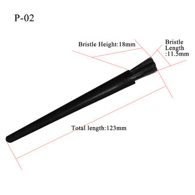فرشاة ESD مضادة للكهرباء الساكنة صغيرة من ألياف الكربون للتنظيف الصناعي مضادة للكهرباء الساكنة