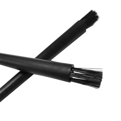 فرشاة ESD مضادة للكهرباء الساكنة صغيرة من ألياف الكربون للتنظيف الصناعي مضادة للكهرباء الساكنة