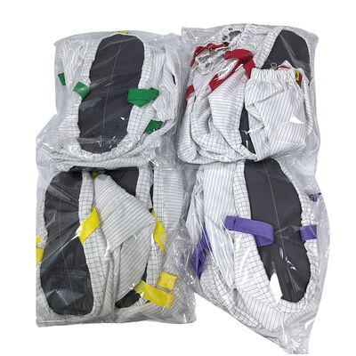 أحذية طويلة الأنبوب نظيفة مضادة للكهرباء الساكنة ذات نعل ناعم خالية من الغبار