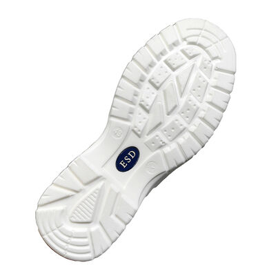 أحذية قصيرة من الأنبوب المركب الإسفنجي المضاد للكهرباء الساكنة ESD باللون الأبيض