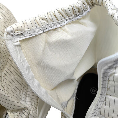 أحذية قصيرة من الأنبوب المركب الإسفنجي المضاد للكهرباء الساكنة ESD باللون الأبيض