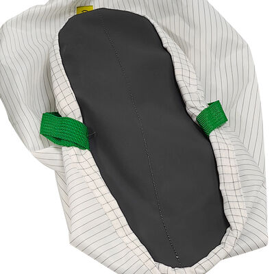 حذاء نظيف بغطاء من مادة هيبالون بنعل 5 سم مضاد للانزلاق ومضاد للكهرباء الساكنة ومقاوم للغبار