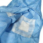 غطاء شال قابل للتنفس ESD مضاد للكهرباء الساكنة للفئة 1000 غرفة نظيفة