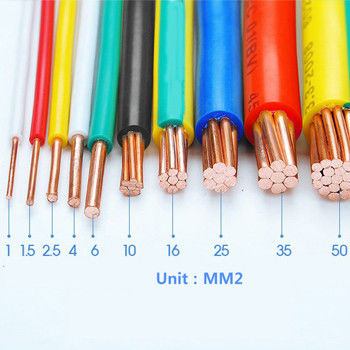 IEC 60227 2.5mm PVC كابل التأريض الأرضي العاري المعزول