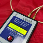 96٪ قطن أحمر ESD مضاد للكهرباء الإستاتيكية المعطف مع غطاء اللون نفسه