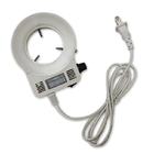 مصباح حلقة مجهر LED أبيض ESD لمجهر ستيريو