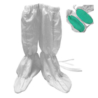 أحذية السلامة المضادة للانزلاق ESD خفيفة الوزن بيضاء قابلة للغسل لغرفة الأبحاث