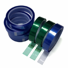 حجم مخصص أزرق أخضر PET اخفاء الشريط مقاومة درجات الحرارة العالية