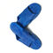 ESD Slipper Cross Type ESD Safety Shoes SPU لون المادة أزرق لغرفة الأبحاث